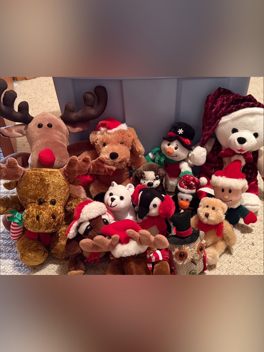 Assorted Holiday Plush Toy Collection - Multicolor